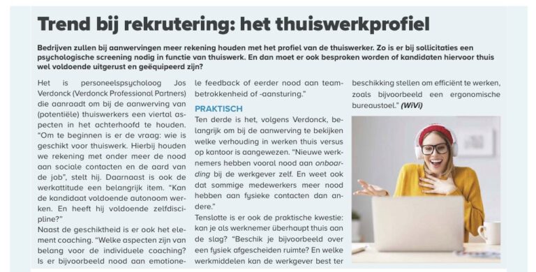 Rekruteren Voor Thuiswerk